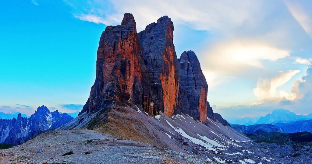 Three Peaks Of Lavaredo In Italy