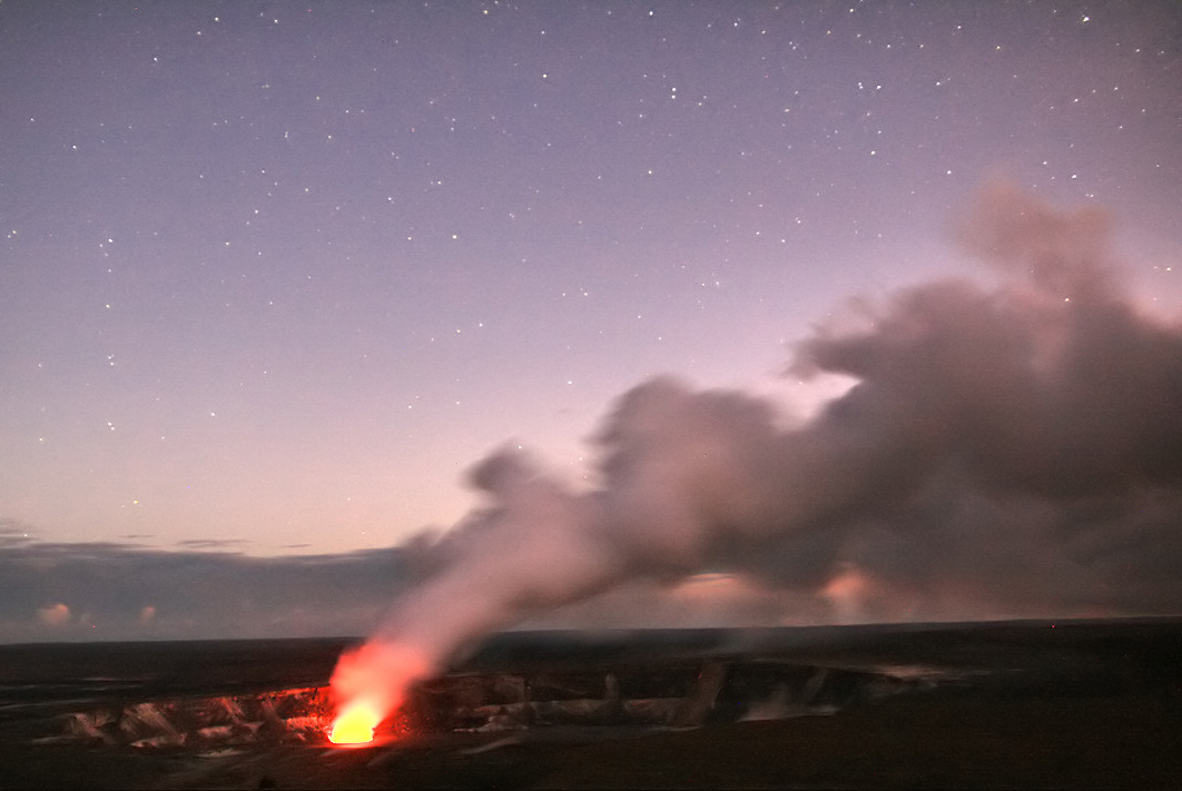 Halemaumau Crater Kilauea In Hawaii