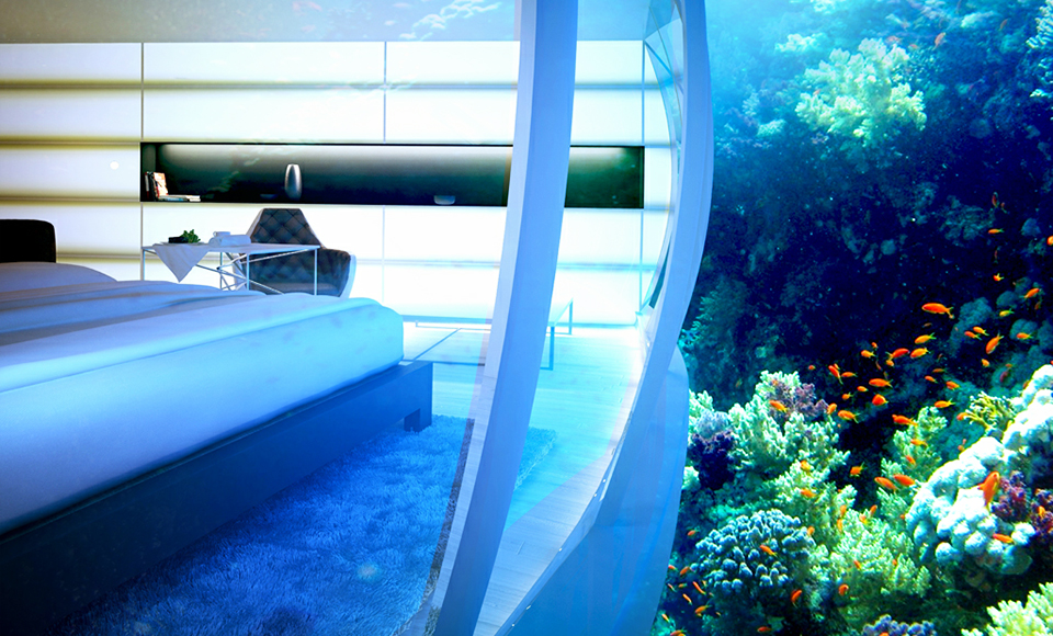 Tourists will be greeted by the underwater exquisiteness and recreation under the water. 