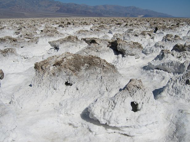 The Salt Pan of Devil’s Golf Course Death Valley in California14