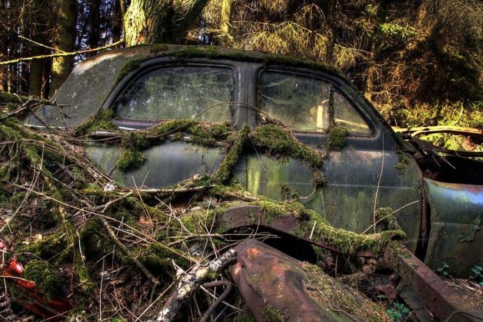 Chatillion is a small village in Belgium to be home of vintage abandoned and beautiful rusty Cars Graveyard were stolen by car collectors