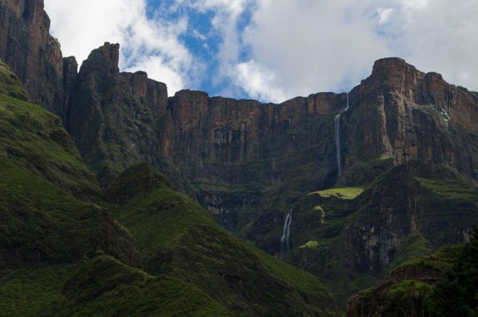 Tugela Falls is World’s 2nd highest Waterfall, but some debate about perhaps the tallest waterfall in the world as compared to Angel Falls. 