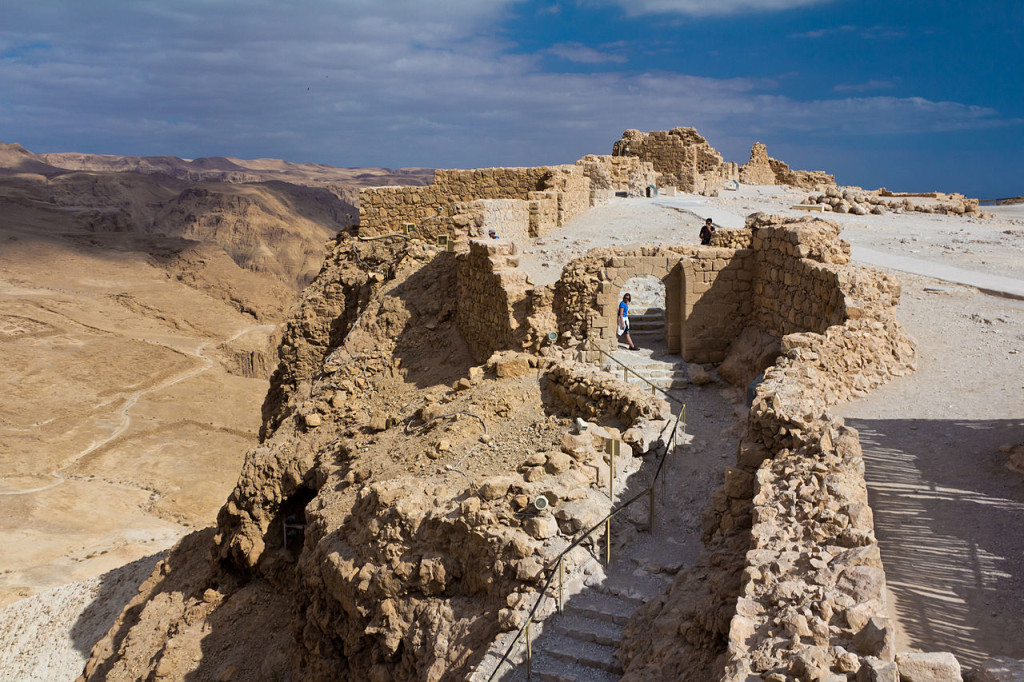 Masada's western Byzantine gate