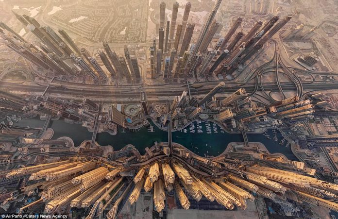 Dubai never ceases to impress, but this aerial shot of the skyline by AirPano shows the city in an incredible new light
