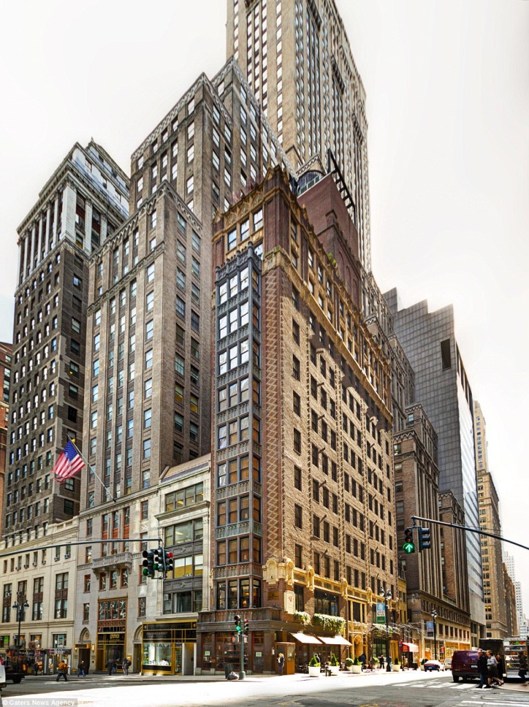 The Library Hotel is located at Madison Avenue and 41st Street in Manhattan, just steps from the New York Public Library