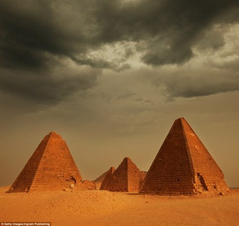 The pyramids at Meroë some 125 miles north of Sudans capital Khartoum