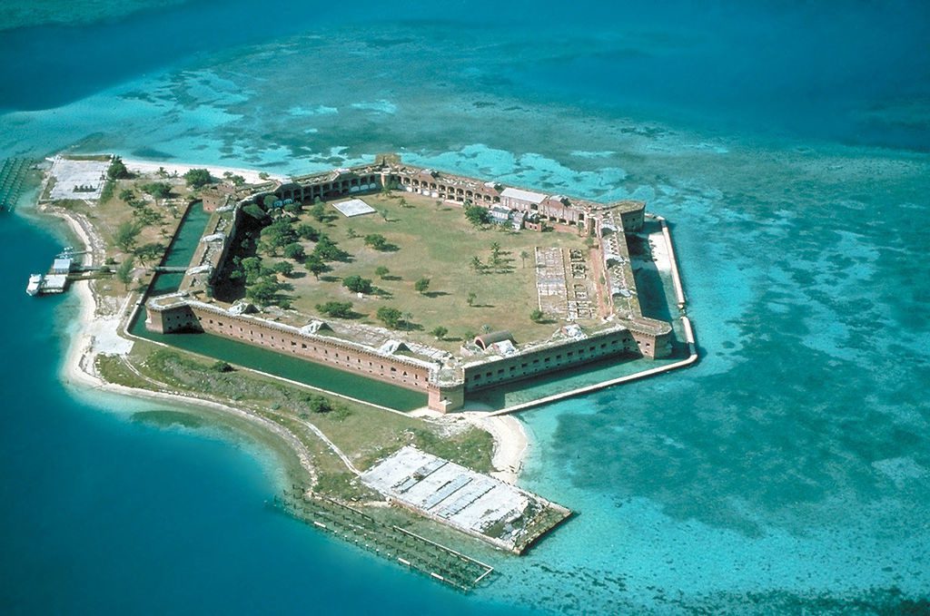 Fort Jefferson is no longer in use and is currently part of the Dry Tortugas National Park.