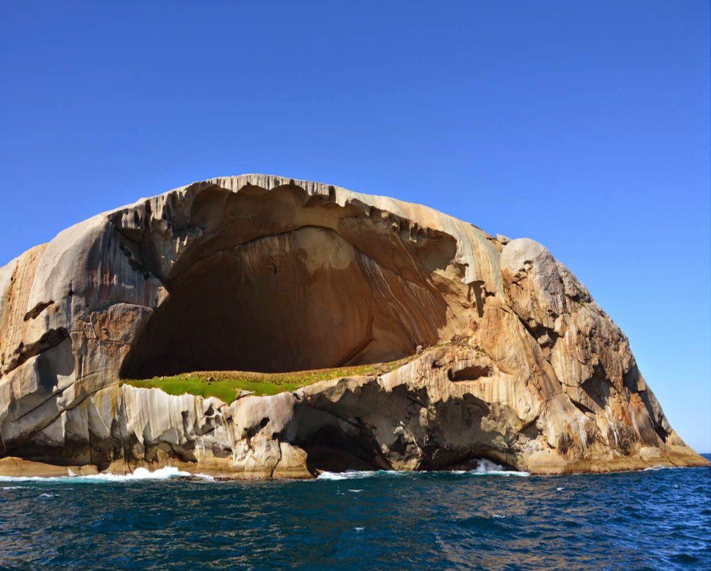 Cleft Island is a granite island located off the coast of Wilsons Promontory in the state of Victoria, in Australia.