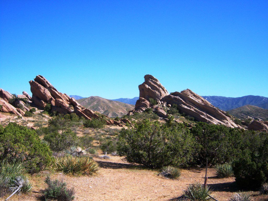 Vasquez Rocks Natural Area Park is a 932-acre park located in the Sierra Pelona Mountains, in northern Los Angeles County, California.