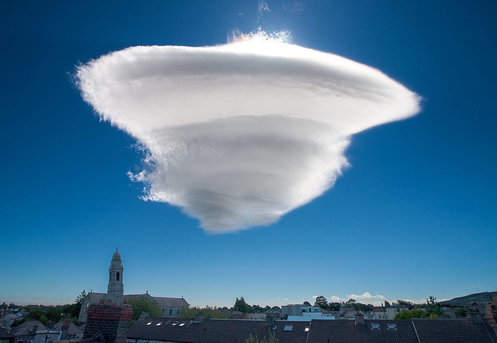 Dramatic Lenticular Cloud Formation over Harold's Cross, Dublin