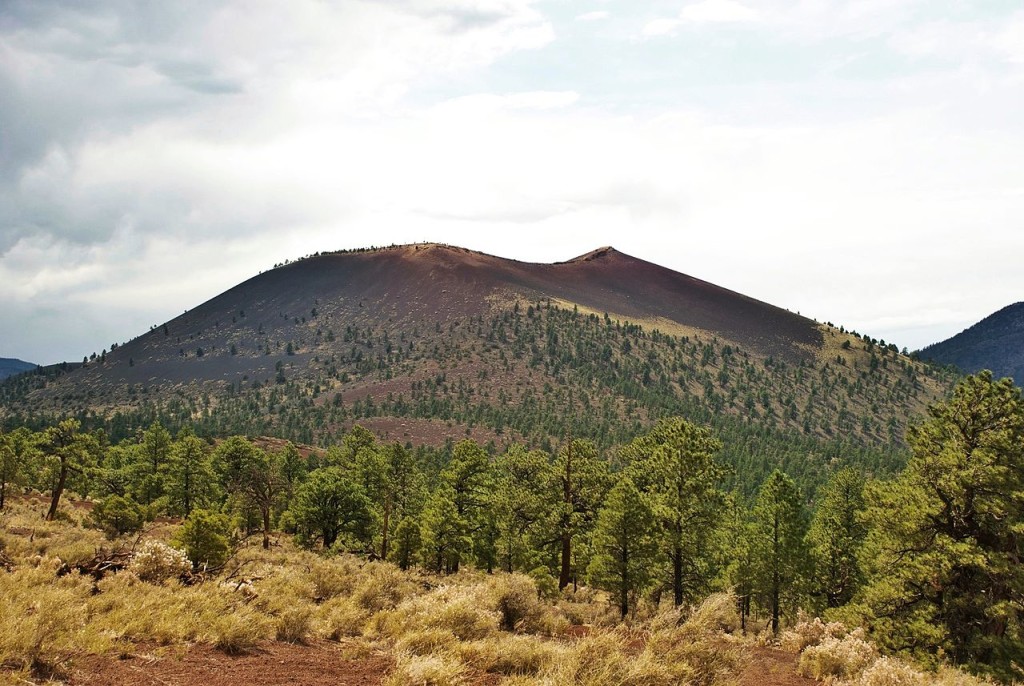 Sunset Crater Volcano from the cinder hills