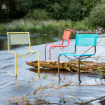 These chairs are made in a special way with a surface which is resistant against harmful outdoor environments.