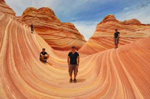 The Wave, A Unique Sandstone Formation In Arizona