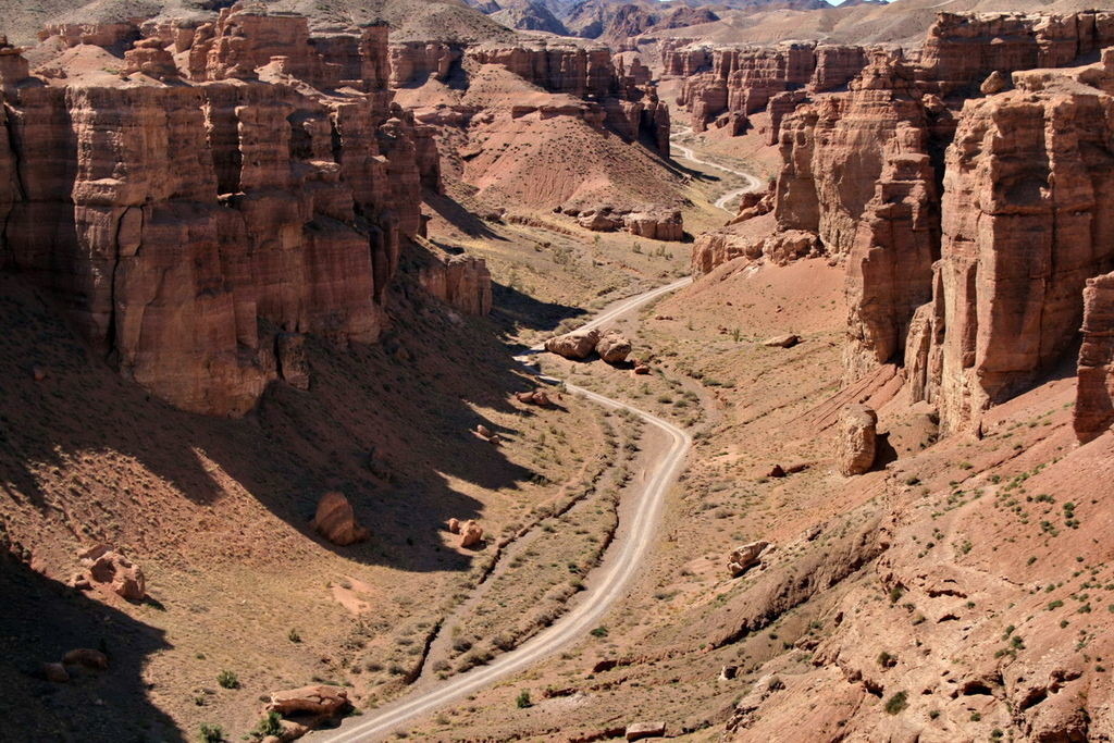 Valley of the Castles - part of Charyn Canyon in Kazakhstan.