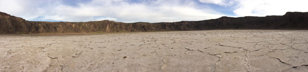 This massive crater is long thought to have been created by an ancient meteor strike 