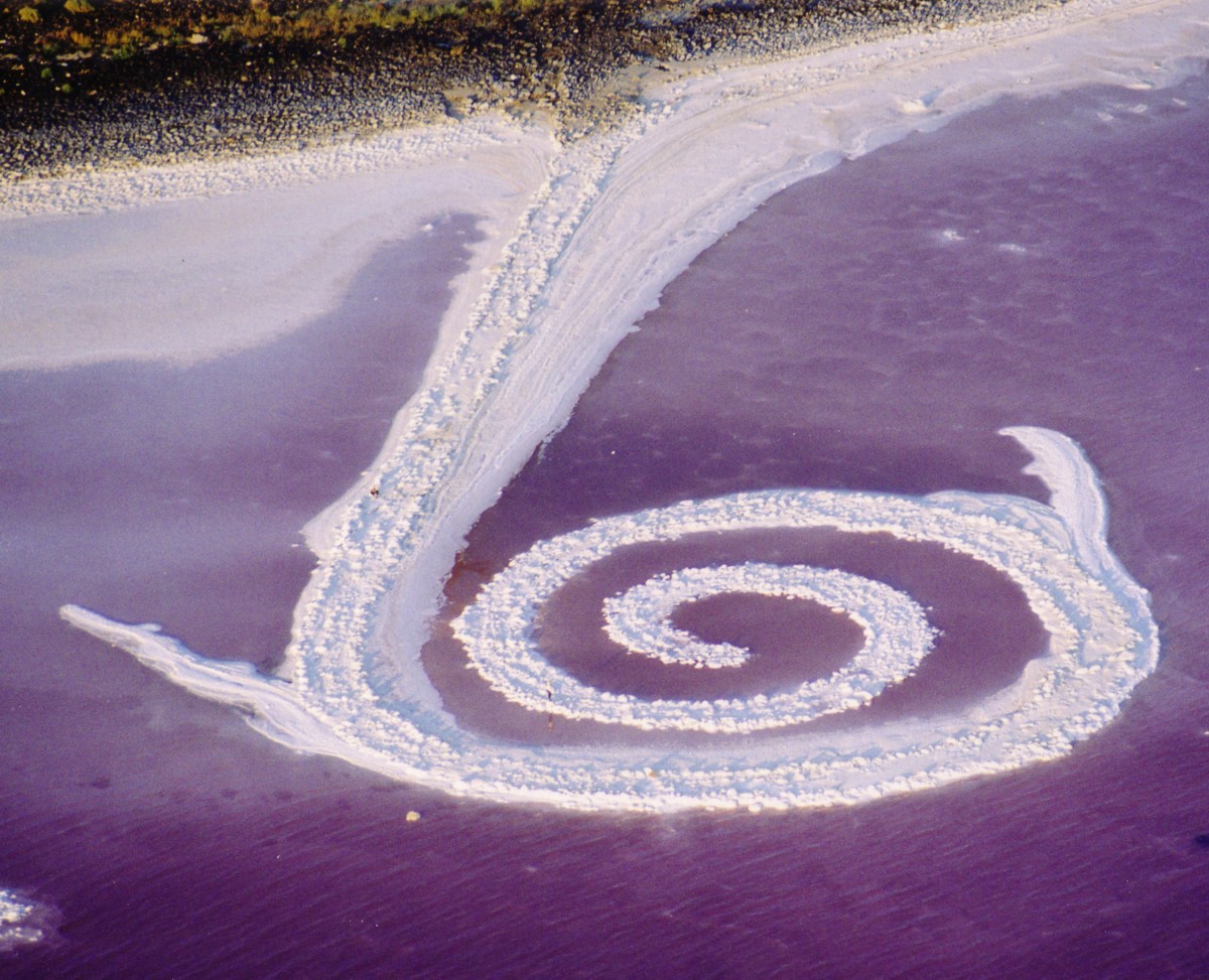 spiral jetty by robert smithson
