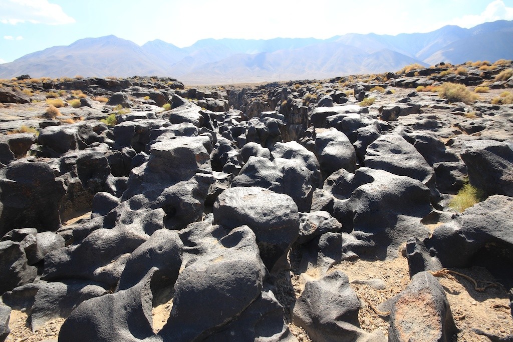 The Fossil Falls is a marvelous geological formation, located in the Coso Range of California U.S.