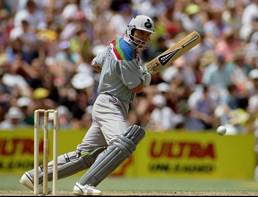 Martin Crowe began the World Cup with a century, Australia v New Zealand, World Cup, Auckland, February 22, 1992
