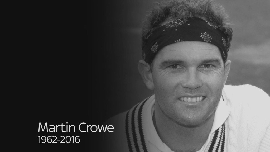 Martin Crowe left the viewer with the impression of having a nanosecond more time to play his strokes, with balance in their execution and equanimity in his stance.