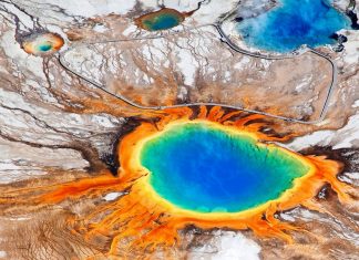 Grand Prismatic Spring – A Natural Hot Spring