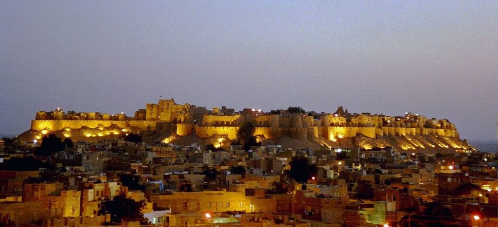 The Jaisalmer Fort began in 1196 and it took 7 years to complete, and subsequent rulers kept making additions and alterations to it. 