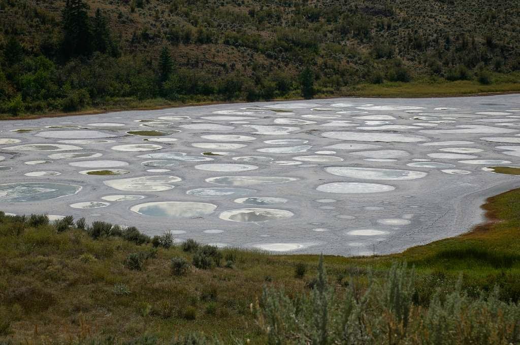 Spotted Lake is a saline endorheic alkali lake draws countless visitors from around the world located near the city of Osoyoos in British Columbia Canada. Image Credit Flickr User Tim Gage