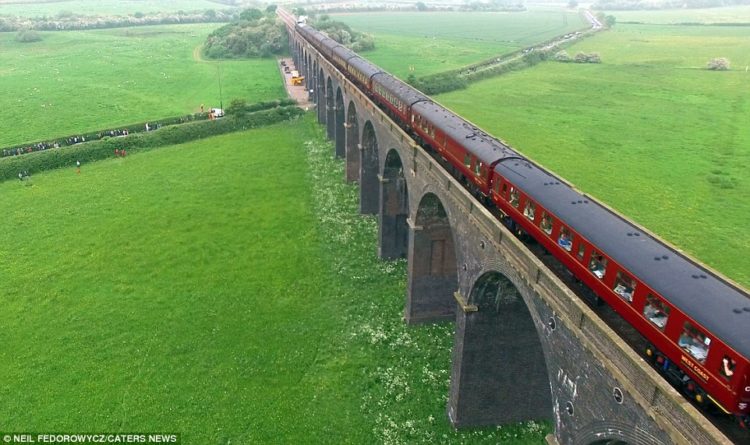 The viaduct was built in Doncaster, South Yorkshire, in 1923; the Flying Scotsman in 1934 pulled the first train to break the 100mph barrier.