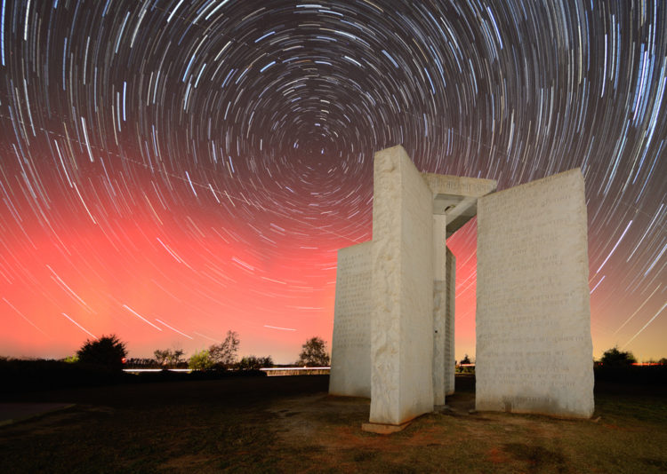 The stones are easy visible from Georgia Highway 77, and it is referred as an American Stonehenge.