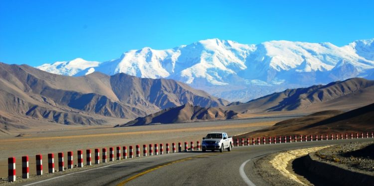 The KKH (Karakoram Highway is one of the highest paved international road in the world. The road is popular tourist attraction across Pakistan and China. 