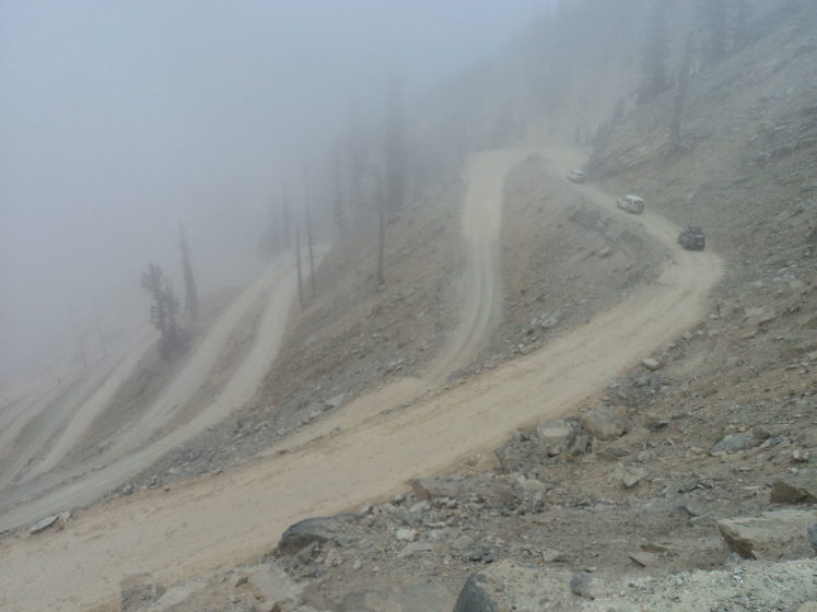 Lowari Top / Lowari Pass is a relatively low pass, by far the lowest pass to enter Chitral, the others all being 12,000 to 15,000 feet. 