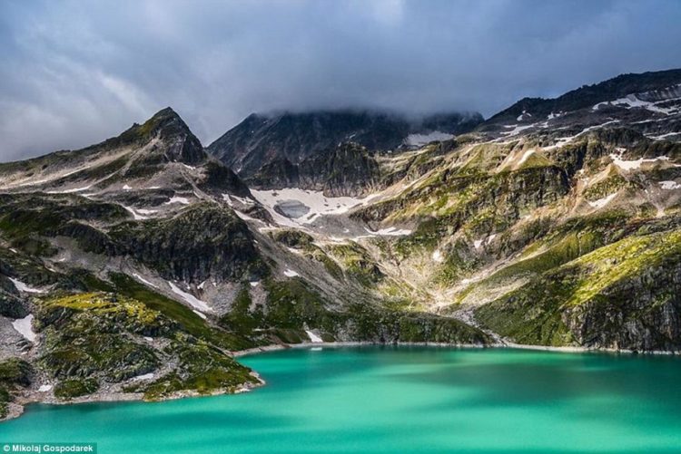 Thousands of visitors pay the toll to drive along the road when it is open from May to October