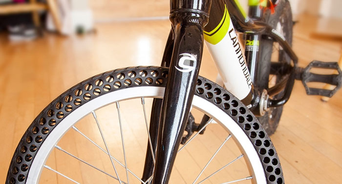 The Latest Airless Bike Tires, That Never Get Flat