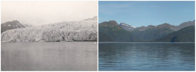 McCarty Glacier, Alaska. July, 1909 — August, 2004.