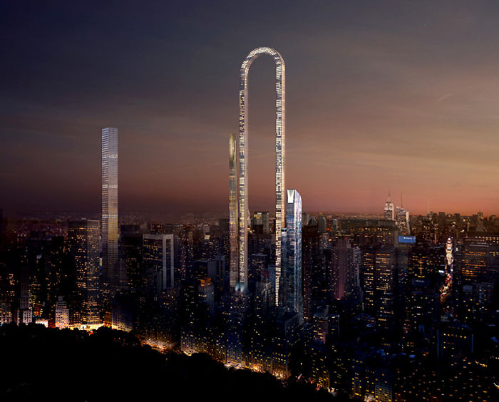 The Incredible U-Shaped Skyline is Unveiled in New York City The Big Bend will, in fact, become the longest building in the world, surpassing even Dubai’s Burj Khalifa