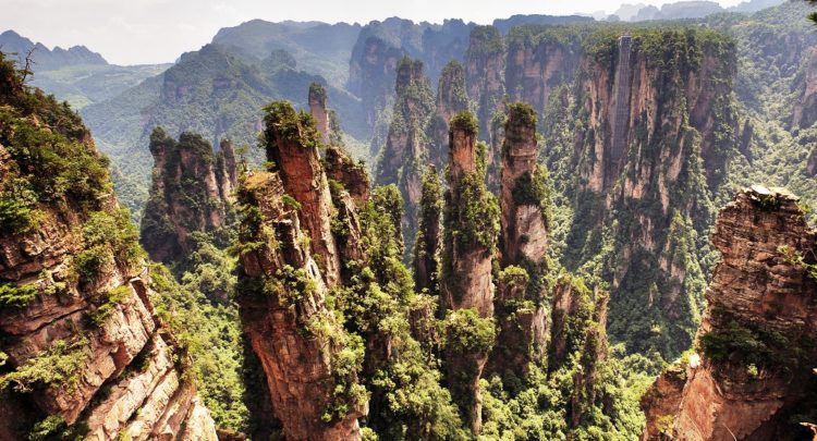 It is located in Zhangjiajie in the Hunan Province of China, nearby to the Suoxi Valley. The movie theme park has been created they're. 