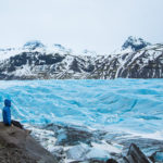 The blue of the Svínafellsjökull Glacier in the Skaftafell section of Vatnajökull National Park transported to another planet and the color of the ice Photo Credit Elisabeth Bren