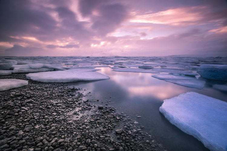 The chunks of ice at the Jökulsárlón Glacier Lagoon Photo Credit Elisabeth Brentano