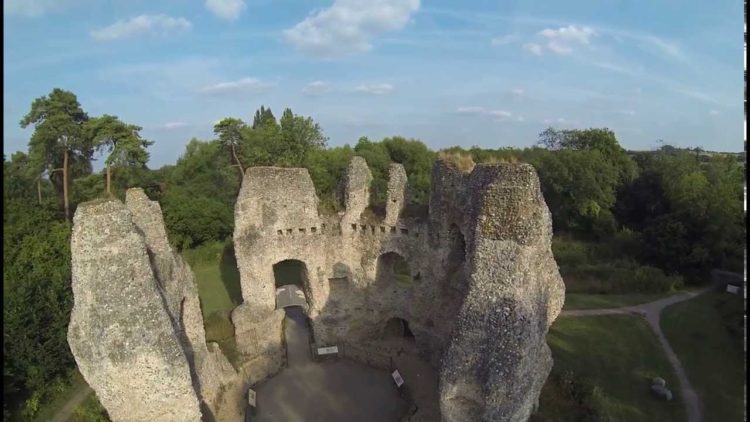 Now a day, Odiham Castle is open for public and only visible remains are part of octagonal keep and outlaying earth works. 