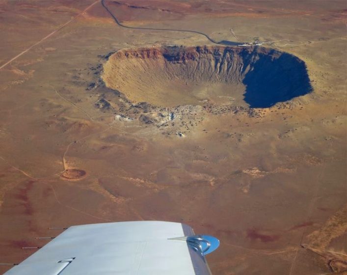 The Giant Barringer Meteor Crater in Arizona USA 007