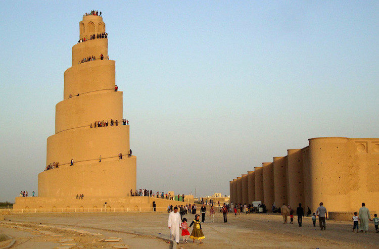 The minaret's unique spiral design was given a new life during the war in Iraq, as US troops used it for observation. Sadly, in 2005,