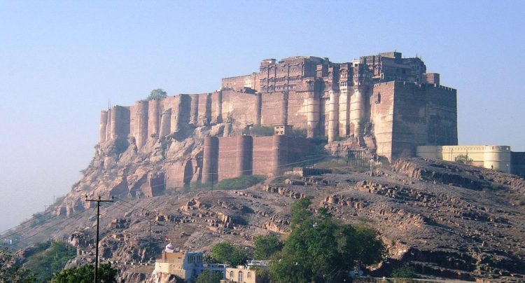 Mehrangarh though the fortress was originally started in 1459 by Rao Jodha, founder of Jodhpur, most of the fort which stands nowadays dates from the period of Jaswant Singh of Marwar (1638–78). 
