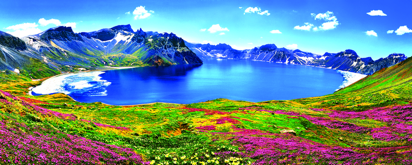 Tianchi Lake - A Crescent Shaped Heavenly Lake