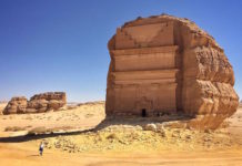 The Lonely Castle of Mada’in Saleh The “lonely castle,” and other surrounding monuments, have relished renewed fame after UNESCO proclaimed Mada’in Saleh a site of patrimony becoming Saudi Arabia’s first World Heritage Site in 2008.
