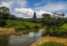 Pico Cao Grande ! The Needle Shaped Towering Volcanic Plug