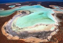 The Wonderful Gypsum Lakes or Birridas of Shark Bay Gypsum Lakes of Shark Bay