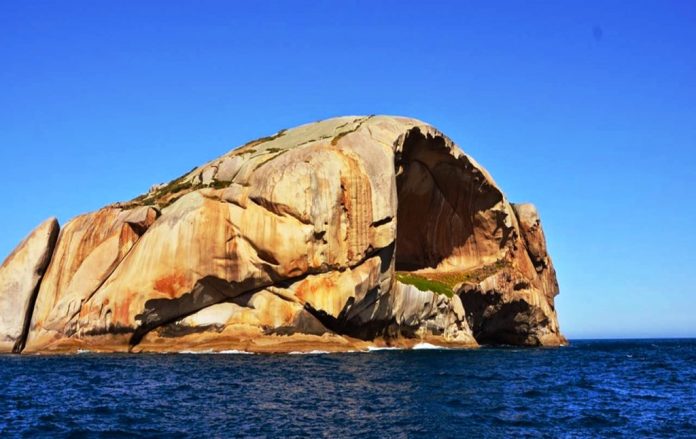 Cleft Island, A Granite Island of Wilsons Promontory in Australia