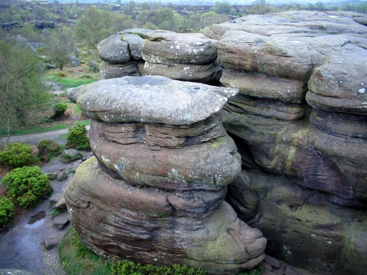 Brimham Rocks are collection of weird and wonderful balancing rock formations on Brimham Moor in North Yorkshire, England. 