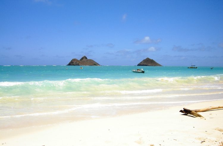 Lanikai Beach is populated mostly by locals, the rich and famous and the occasional wedding at Sunset.