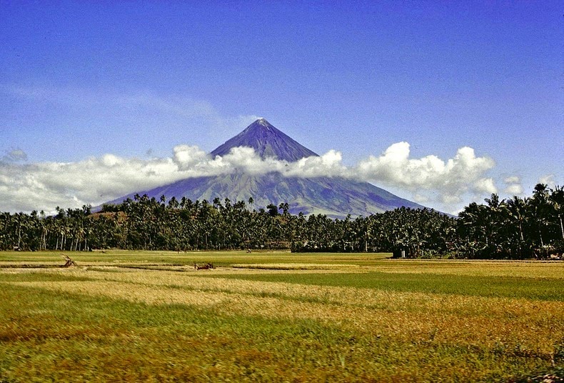 It was formed through layers of pyroclastic and lava flows from past eruptions and erosion. Mayon is a part of the Pacific Ring of Fire.