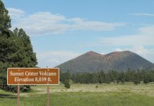 The Sunset Crater of Arizona
